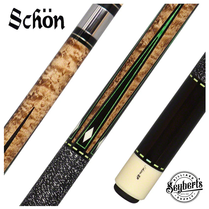 Schon SP Green Cue - Dark Stain - SP1801GRNDS