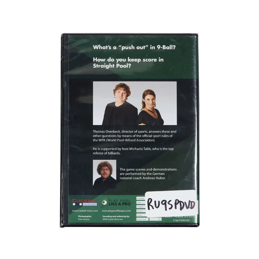 The Official Billiard Rules of 9 Ball and 14.1 Straight Pool DVD - Image 2