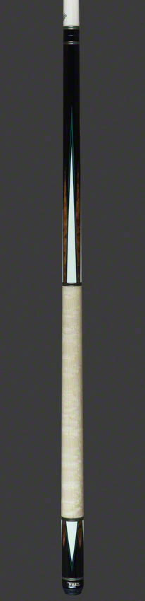 Tiger High Performance Series Cue - Curly Handle W/ Green Veneers - HD-5NG - Image 4