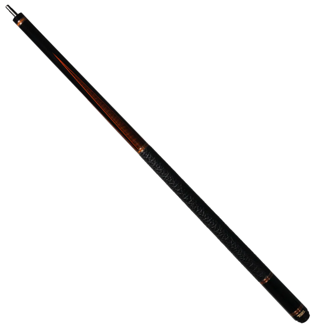 Tiger LX1 Ebony and Snakewood Pool Cue with Embossed Leather Wrap - Image 2