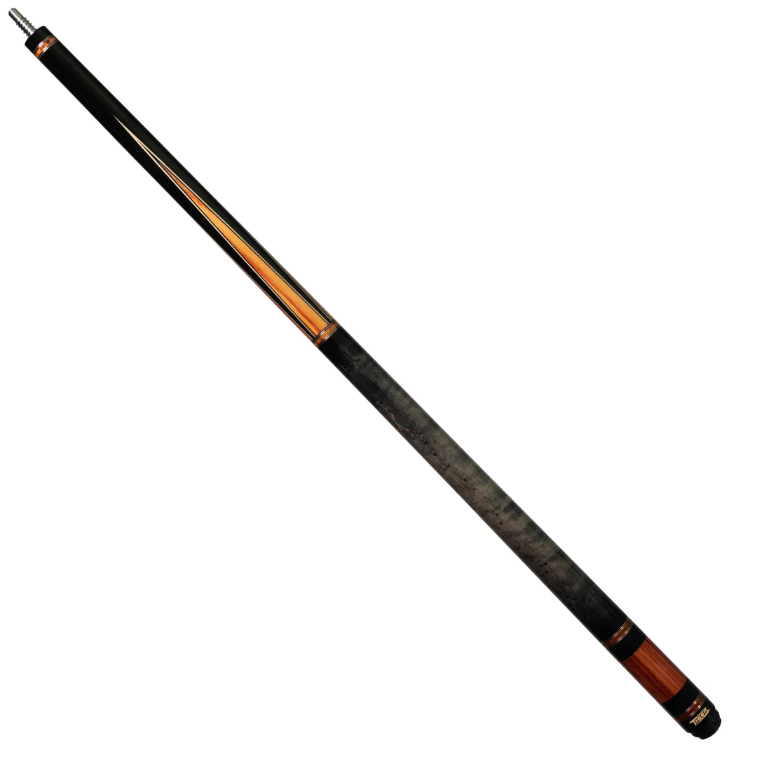 Tiger LX4 Series Ebony and Tulipwood Wrapless Pool Cue - Image 2