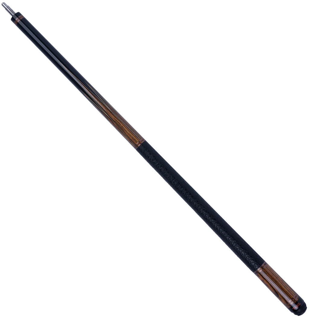 Tiger LX5 Ebony and Bocote Pool Cue with Buffalo Leather Wrap - Image 2
