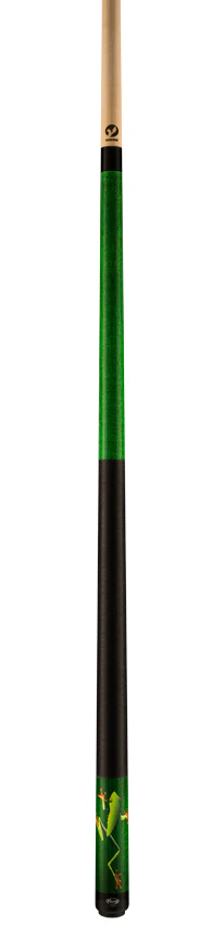 Viking De-Cues Series Emerald Stained Northwood Maple with Tree Hugger Frog Play Cue - DE0203 - Image 4