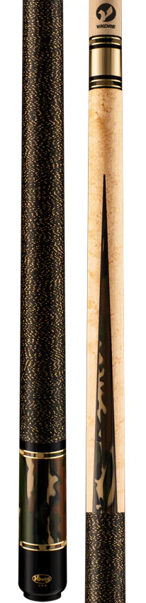 Viking Defender Series Birdseye Maple Forearm with Woodland Hideaway Pearl Points Pool Cue - Image 3
