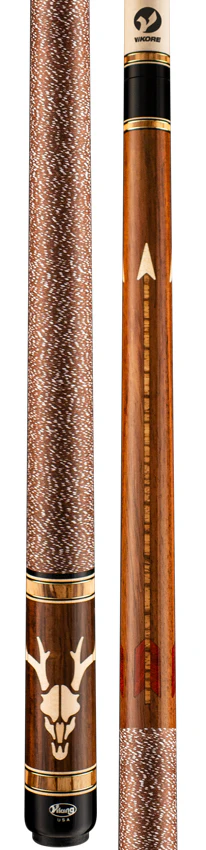 Viking Defender Series East Indian Rosewood with Birdseye Maple and Crosscut Zebrawood Inlays Play Cue - DF0600 - Image 3