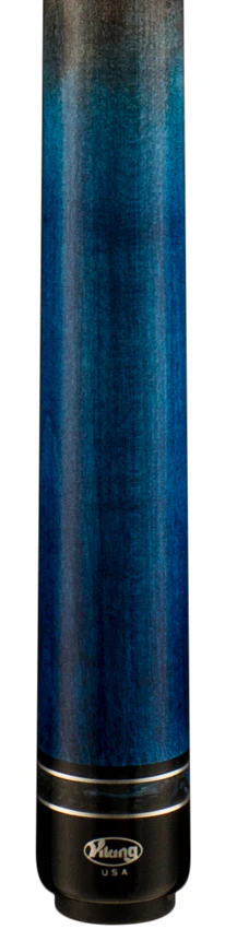 Viking Helix Series Ocean Blue and Smoke Stained Maple Play Cue - HL0116 - Image 2