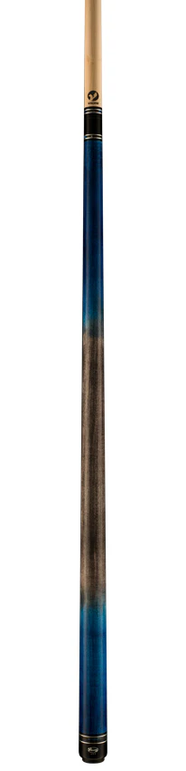 Viking Helix Series Ocean Blue and Smoke Stained Maple Play Cue - HL0116 - Image 4