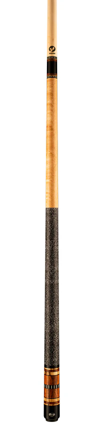 Viking IM0300 Impero Series Play Cue - Khaki Stain Birdseye Maple with Zebrawood and Cocobolo Rings - Image 4