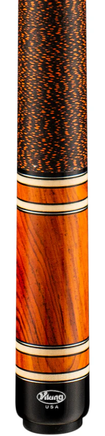 Viking IM0400 Impero Series Play Cue - South American Cocobolo with Cocobolo, Birdseye Maple and Black Rings - Image 2