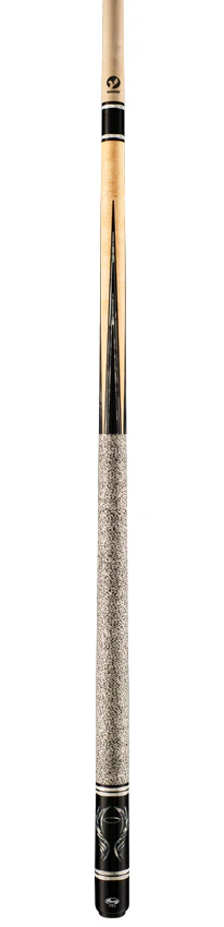 Viking Ovation Series Khaki-Stained Maple with Silver Pearl Angel Inlays Play Cue - OV0500 - Image 4