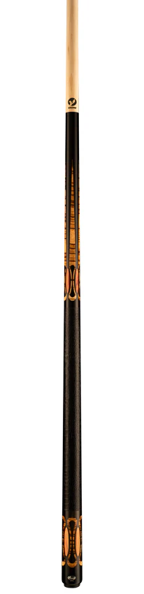 Viking Ovation Series Ebony with Zebrawood and Tulipwood Inlays Play Cue - Image 4