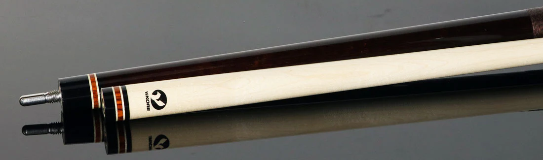 Viking SmartShops Series Cue of the Month - Sienna Stained Curly Maple with Cocobolo Rings - Image 4