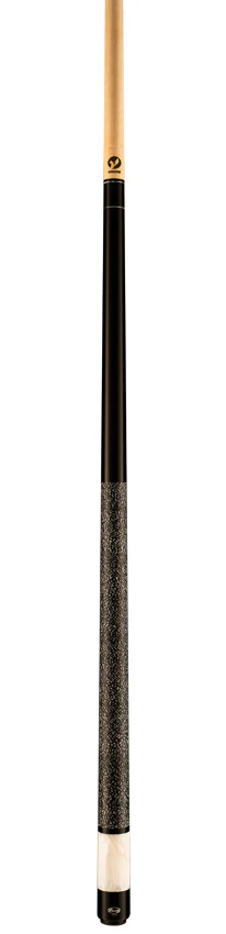 Viking Storm Series Midnight Black-Stained Maple with White Premium Pearl Butt Sleeve Play Cue- ST0702 - Image 4