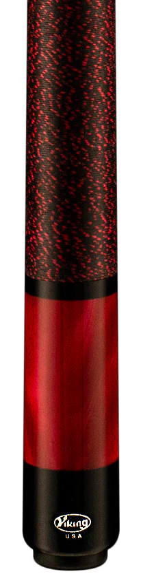 Viking Storm Series Crimson-Stained Maple with Red Premium Pearl Play Cue- ST0712 - Image 2
