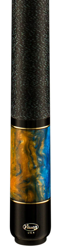 Viking Twilight Series Ocean Blue & Yellow Sunflower Stain with Ocean Glow Premium Pearl Play Cue - TW0116 - Image 2