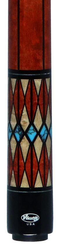 Viking Two-Feather Four Corners Pool Cue with Vikore Shaft - New Design - Image 4