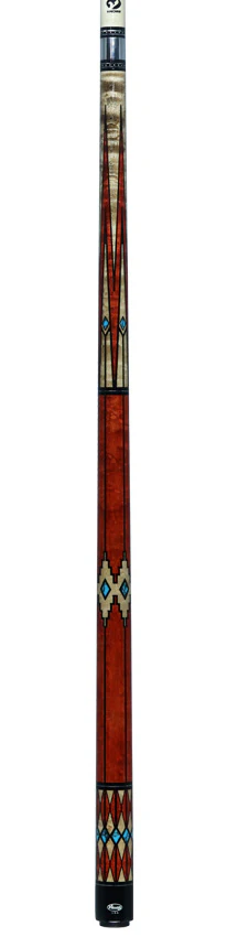 Viking Two-Feather Four Corners Pool Cue with Vikore Shaft - New Design - Image 6