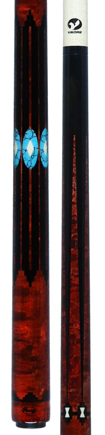 Viking Two-Feather Shadows of the Night Pool Cue with Vikore Shaft - New Design - Image 5