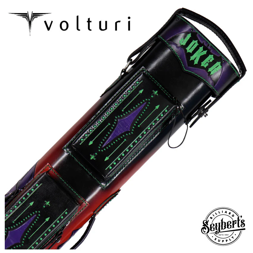 Volturi Custom Joker 4x8 Hard Pool Cue Case - VCJOKER4X8