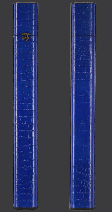 Volturi Fellini Style Blue 2x2 Hard Pool Cue Case - VCFS2X2BLUE - Image 2