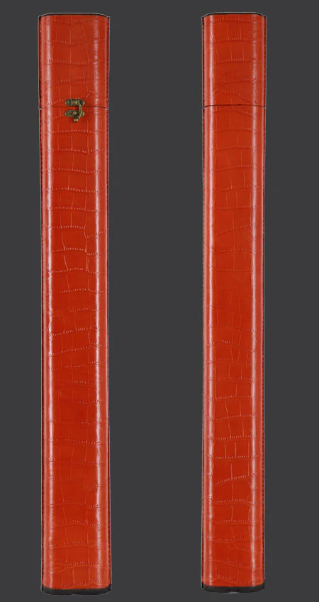 Volturi Fellini Style Orange 2x2 Hard Pool Cue Case - VCFS2X2OR - Image 2