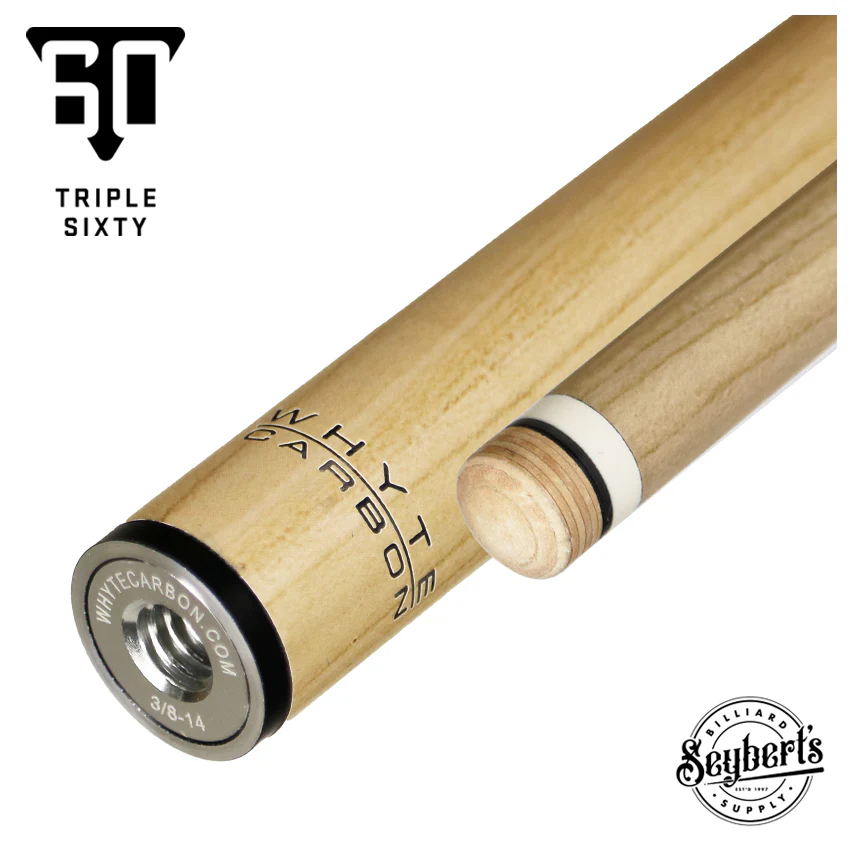 Triple 60 Whyte Carbon 3/8 x 14 Thread Wood Grain Carbon Play Shaft