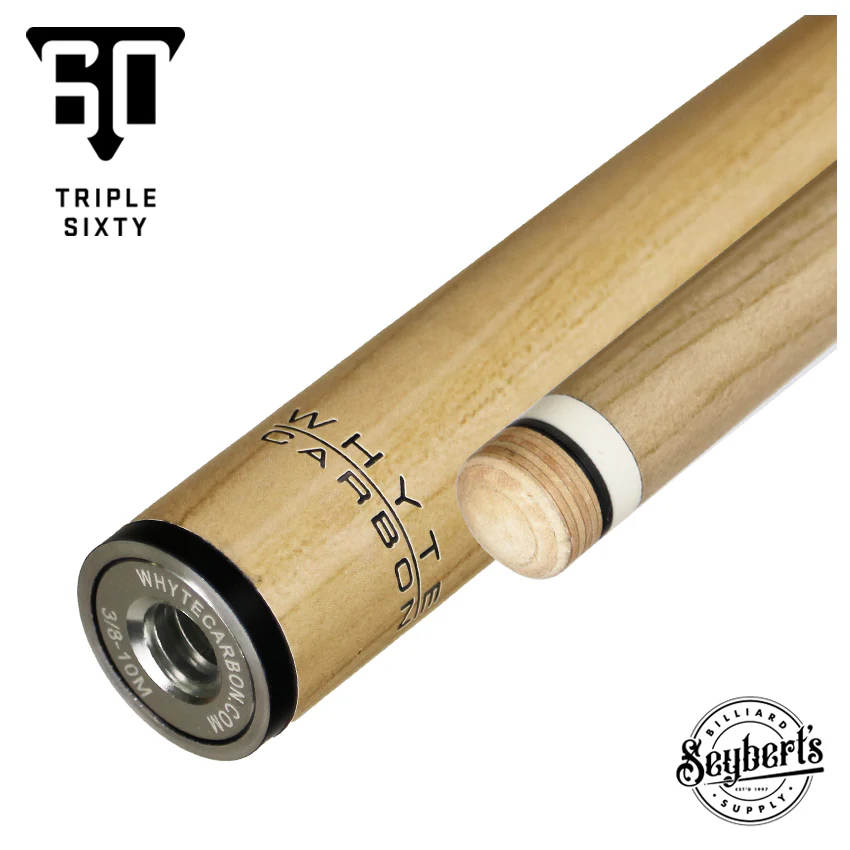 Triple 60 Whyte Carbon 3/8 x 10 Thread Wood Grain Carbon Play Shaft